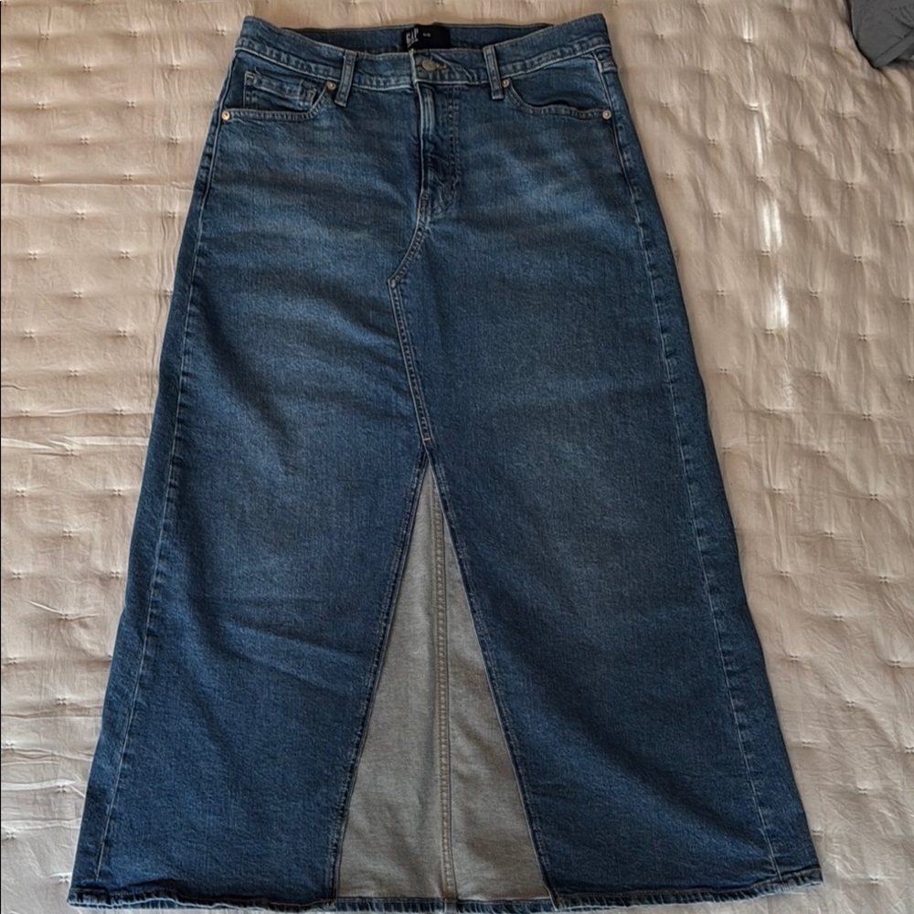 Gap Denim Maxi Skirt